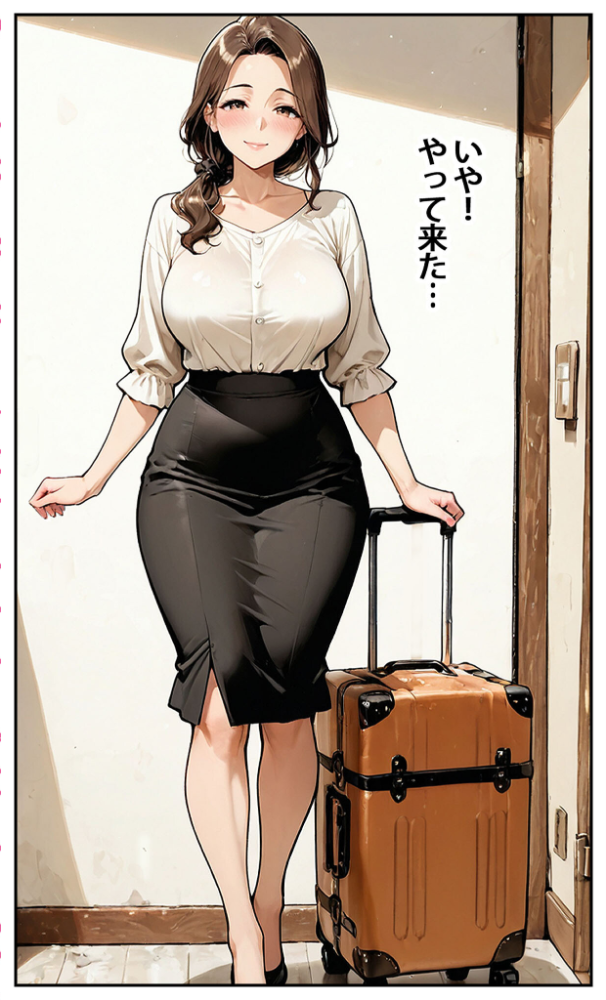 【エロ漫画】 商店街の福引き引いたら人妻が当たった モザイク版  東京漫画研究所 あいラビ サンプル画像