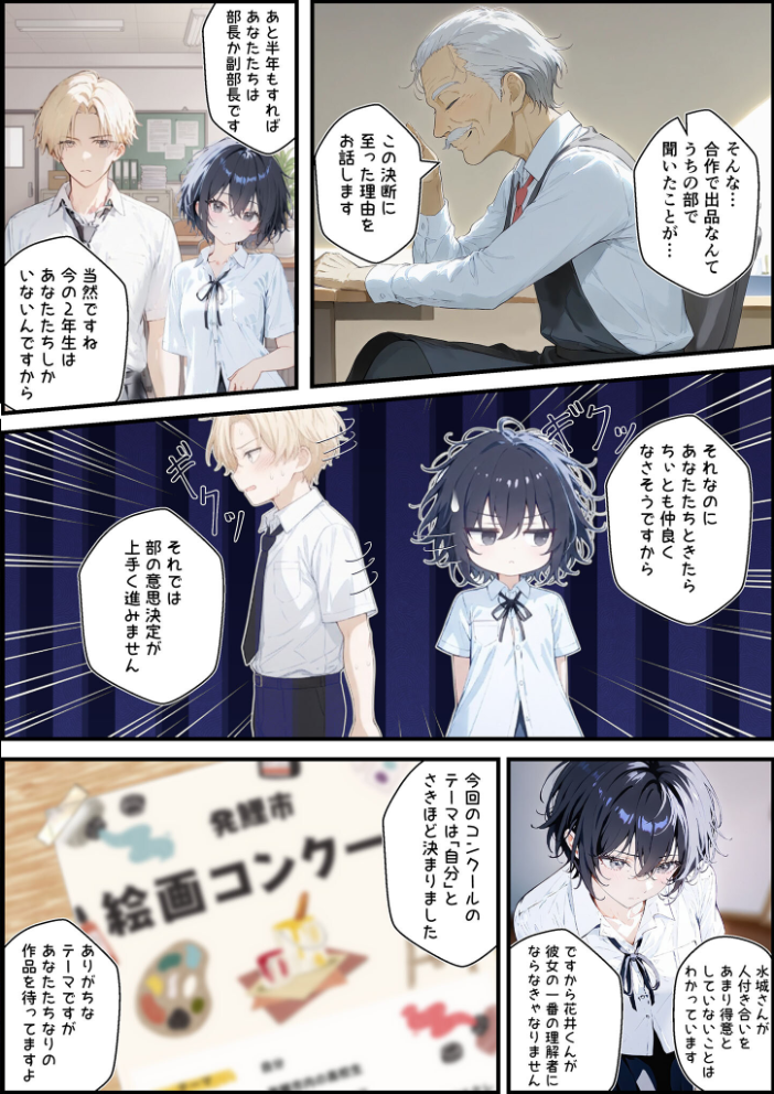 【エロ漫画】 君と僕の額縁 モザイク版 初恋ラボ あいラビ サンプル画像