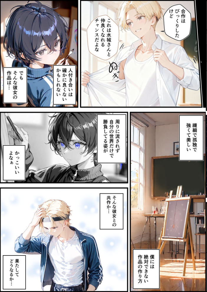 【エロ漫画】 君と僕の額縁 モザイク版 初恋ラボ あいラビ サンプル画像