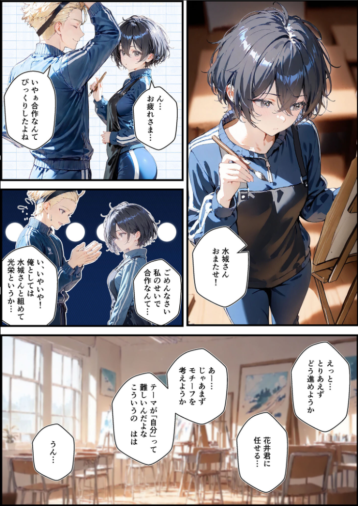 【エロ漫画】 君と僕の額縁 モザイク版 初恋ラボ あいラビ サンプル画像