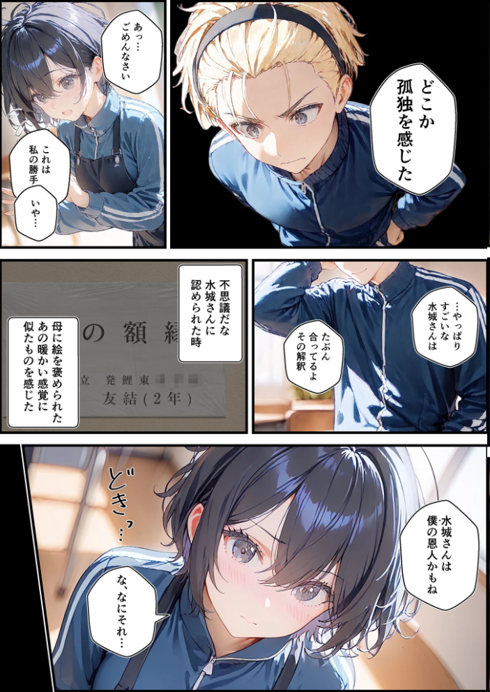 【エロ漫画】 君と僕の額縁 モザイク版 初恋ラボ あいラビ サンプル画像