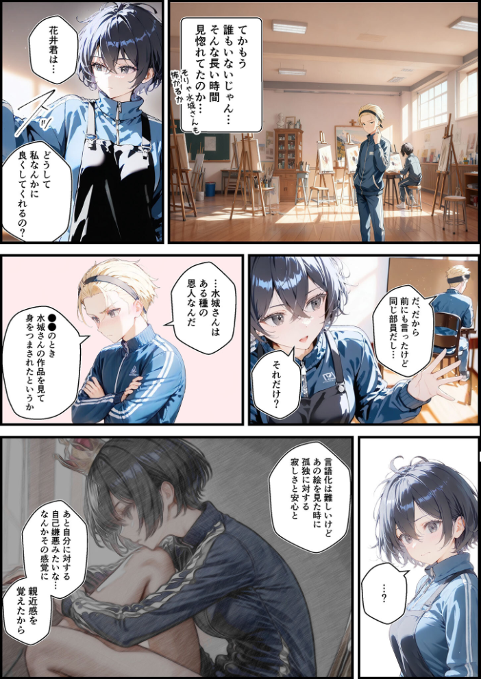 【エロ漫画】 君と僕の額縁 モザイク版 初恋ラボ あいラビ サンプル画像