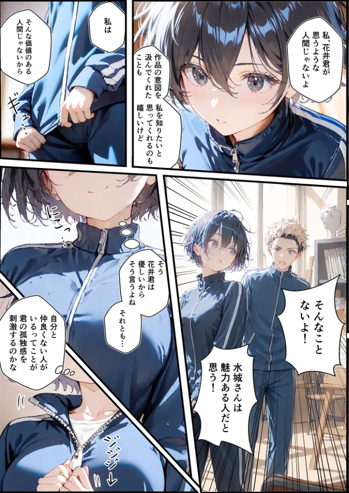 【エロ漫画】 君と僕の額縁 モザイク版 初恋ラボ あいラビ サンプル画像