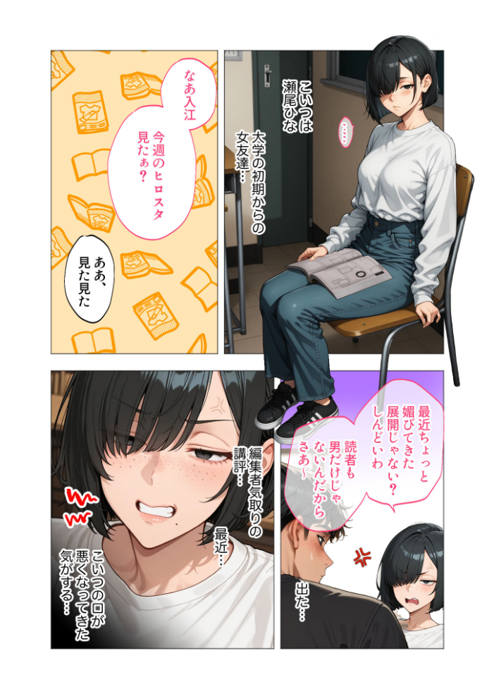【エロ漫画】 セックスなんて気持ち悪いだけでしょ(1)〜陰キャたちの拗らせセックス〜 ぽん尻 サンプル画像