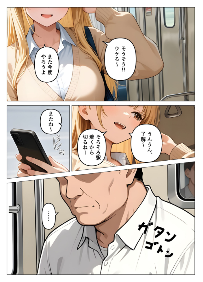 【エロ漫画】 俺は治安保護員!!悪い子には性的罰を与える!! モザイク版 桃色紅茶 あいラビ サンプル画像