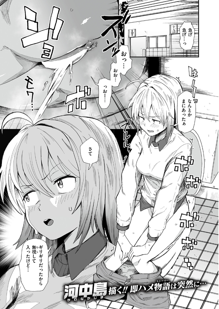 【エロ漫画】 公衆トイレとディルドと変態と私  河中島 サンプル画像