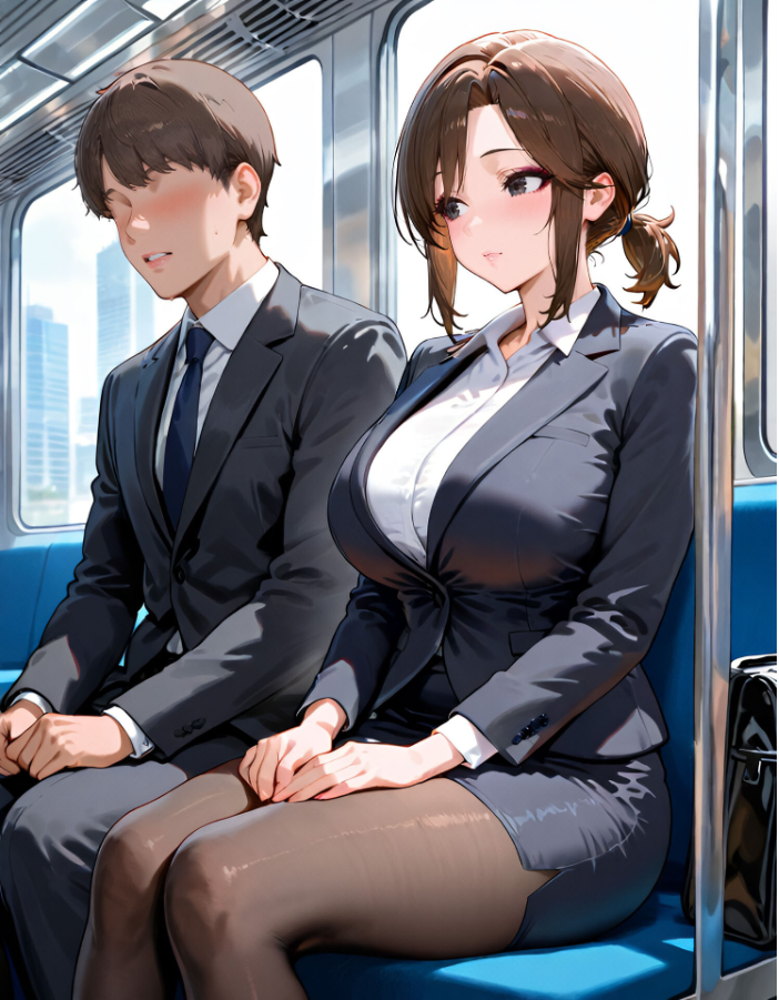 【エロ漫画】 ムチムチ女上司 若手育性指導 出張編 モザイク版  万工房 あいラビ サンプル画像