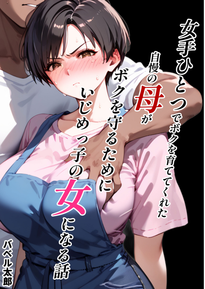 【エロ漫画】 【全2作収録】女手ひとつでボクを育ててくれた自慢の母がボクを守るためにいじめっ子の女になる話 1&2 モザイク版 バベル太郎 あいラビ サンプル画像