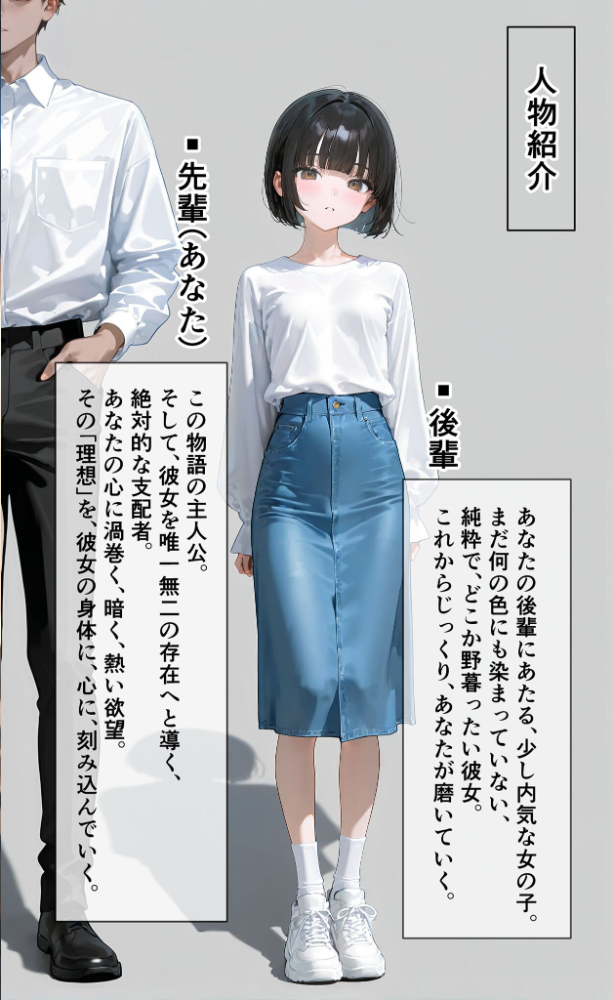 【エロ漫画】 【実話】彼女を俺の性癖に染める過程〜後輩●●がいいなりになるまで〜【第一章】 モザイク版  TAIL LOVERS あいラビ サンプル画像
