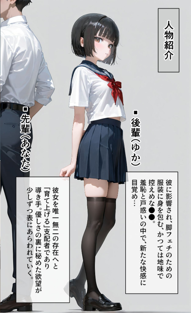 【エロ漫画】 【実話】彼女を俺の性癖に染める過程〜後輩●●をエロ服で呼び出し〜【第二章】 モザイク版 TAIL LOVERS あいラビ サンプル画像