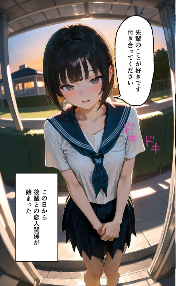 【エロ漫画】 【実話】彼女を俺の性癖に染める過程〜後輩●●がいいなりになるまで〜【第一章】 モザイク版  TAIL LOVERS あいラビ サンプル画像