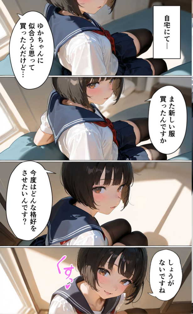 【エロ漫画】 【実話】彼女を俺の性癖に染める過程〜後輩●●をエロ服で呼び出し〜【第二章】 モザイク版 TAIL LOVERS あいラビ サンプル画像