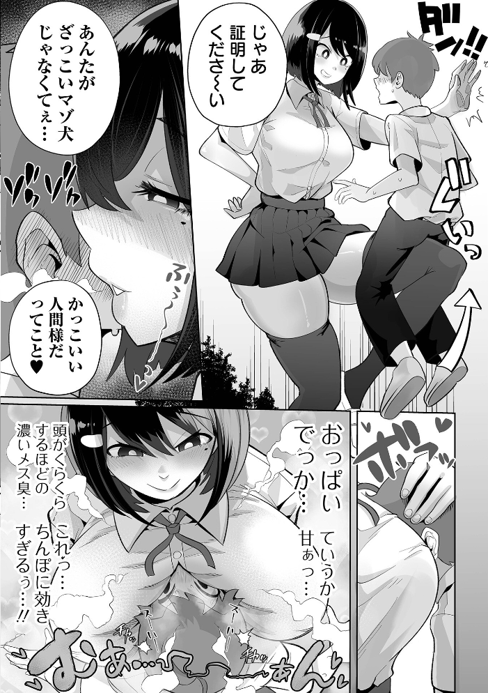【エロ漫画】 ザコマゾ・完全敗北 手羽咲ちきん 一水社編集部 サンプル画像