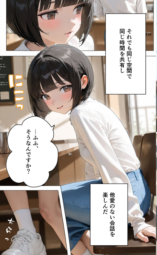 【エロ漫画】 【実話】彼女を俺の性癖に染める過程〜後輩●●がいいなりになるまで〜【第一章】 モザイク版  TAIL LOVERS あいラビ サンプル画像