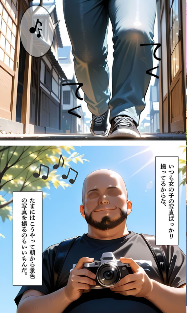 【エロ漫画】 【純朴巨乳美●●パイ●リ編】水着撮影会のはずが、いつのまにかおぢさんち〇ぽに沼る話3 モザイク版  メコ神 あいラビ サンプル画像