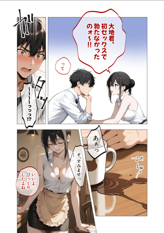 【エロ漫画】 狂わしのミユキさん(1)〜不甲斐ない僕を虐めてくれる支配的なお姉さん〜 ヨルノヤカタ サンプル画像