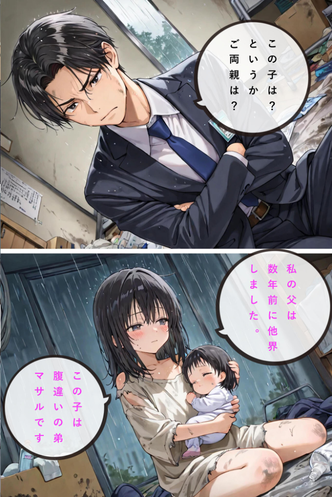 【エロ漫画】 レ○プされていた少女を保護したら花嫁になった話 モザイク版  hentaiedge あいラビ サンプル画像