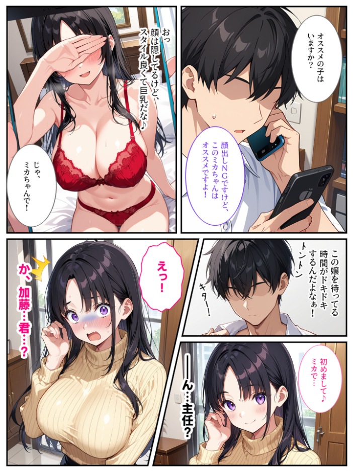 【エロ漫画】 爆乳上司(人妻)の弱みを握ったので孕むまで毎日セックスしてやった! モザイク版 StudioSR あいラビ サンプル画像