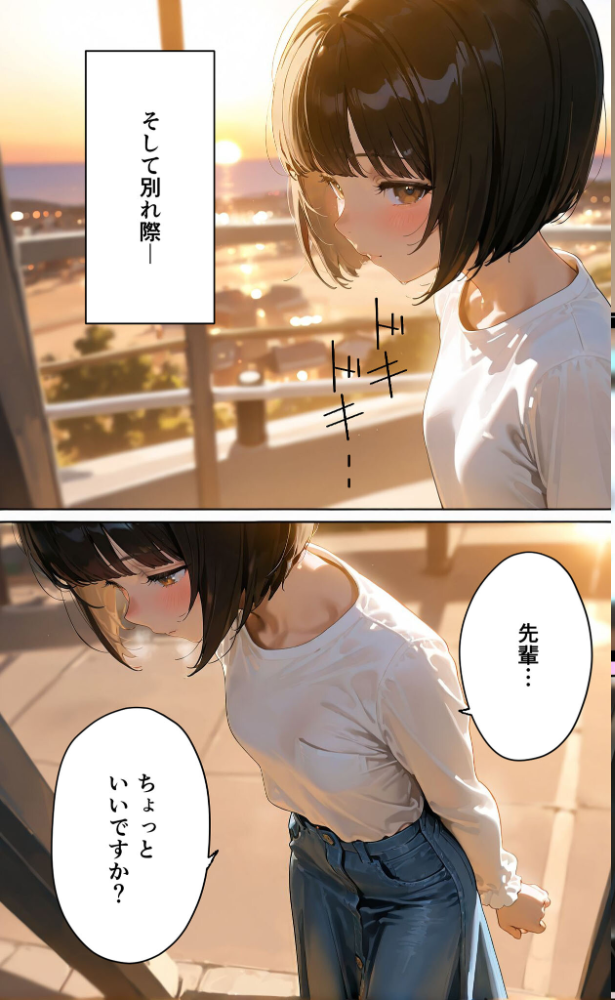 【エロ漫画】 【実話】彼女を俺の性癖に染める過程〜後輩●●がいいなりになるまで〜【第一章】 モザイク版  TAIL LOVERS あいラビ サンプル画像