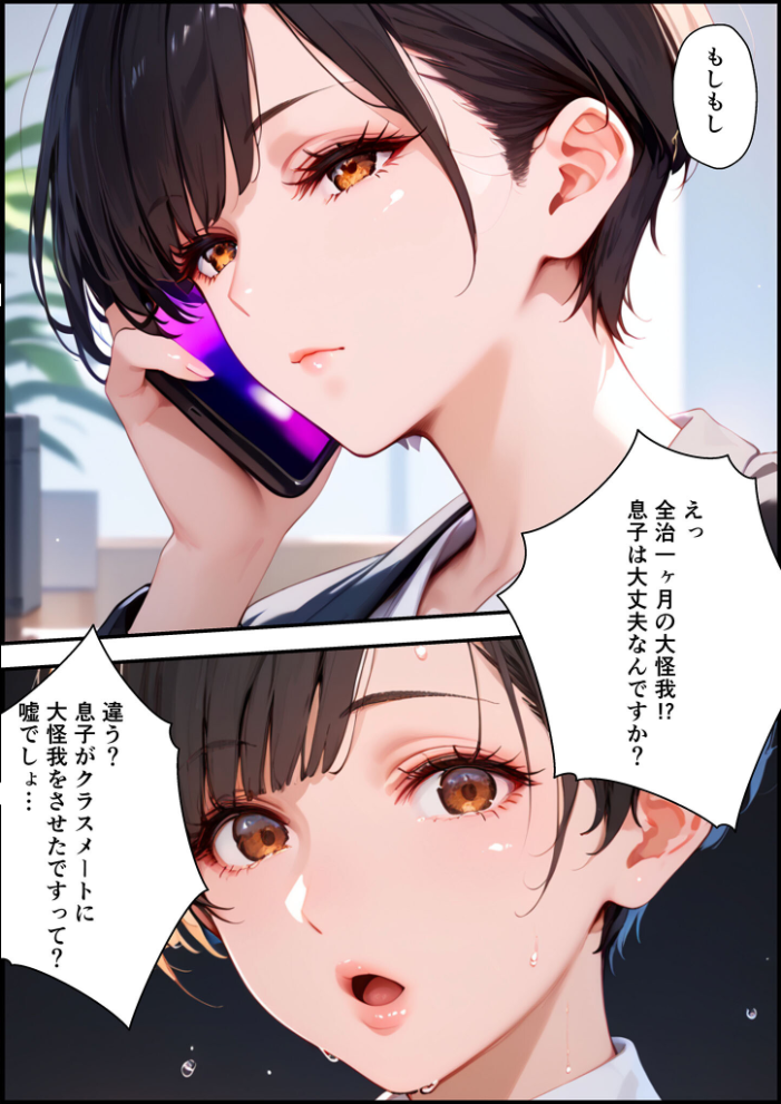 【エロ漫画】 【全2作収録】女手ひとつでボクを育ててくれた自慢の母がボクを守るためにいじめっ子の女になる話 1&2 モザイク版 バベル太郎 あいラビ サンプル画像