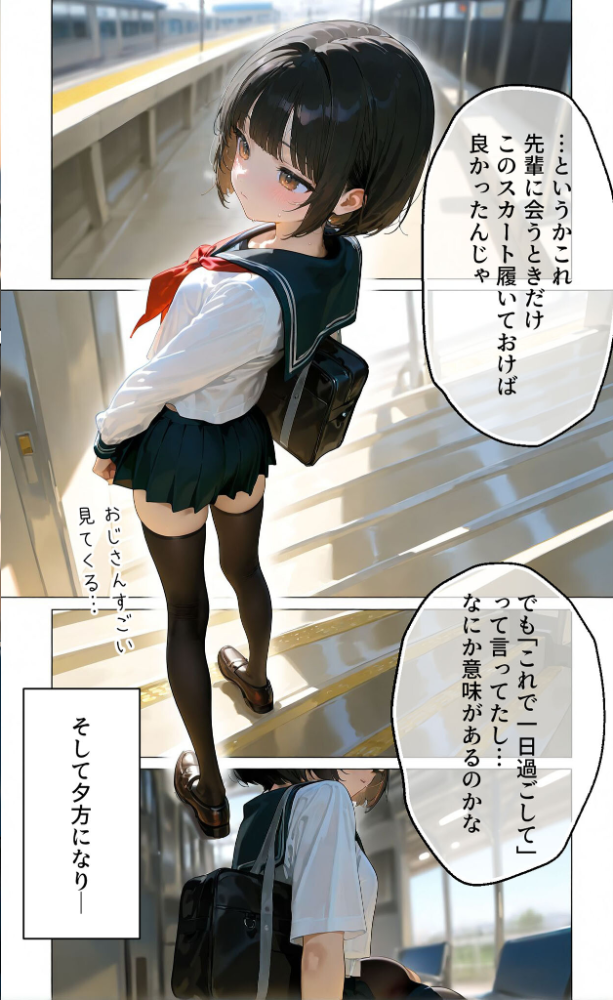 【エロ漫画】 【実話】彼女を俺の性癖に染める過程〜後輩●●をエロ服で呼び出し〜【第二章】 モザイク版 TAIL LOVERS あいラビ サンプル画像