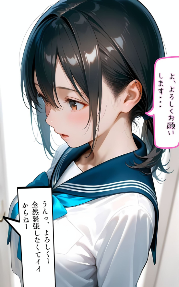 【エロ漫画】 水着撮影会のはずが、いつのまにかおぢさんち〇ぽに沼る話1 モザイク版 メコ神 あいラビ サンプル画像
