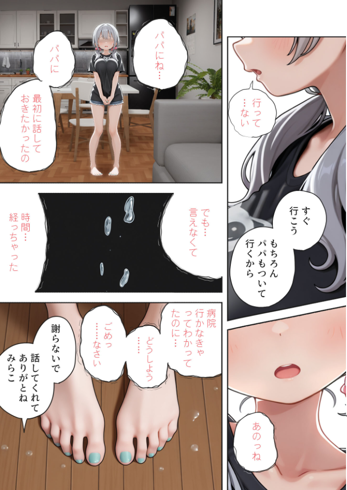 【エロ漫画】 娘の告白 モザイク版 愛・筋肉博 あいラビ サンプル画像