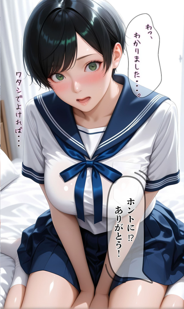 【エロ漫画】 【純朴巨乳美●●パイ●リ編】水着撮影会のはずが、いつのまにかおぢさんち〇ぽに沼る話3 モザイク版  メコ神 あいラビ サンプル画像