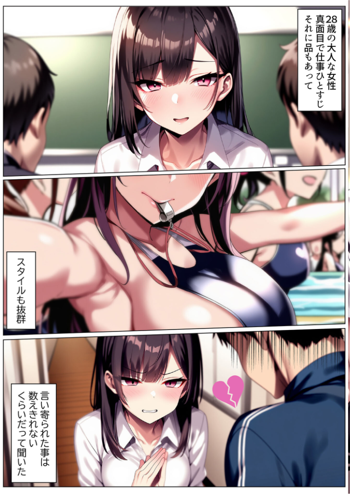 【エロ漫画】 彼女と付き合えた日が人生のピークだった件 モザイク版 ストラボ あいラビ サンプル画像