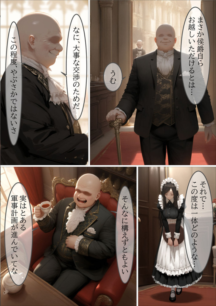【エロ漫画】 貴族メイドが悪辣侯爵に堕とされるまで モザイク版  むほー地帯 あいラビ サンプル画像