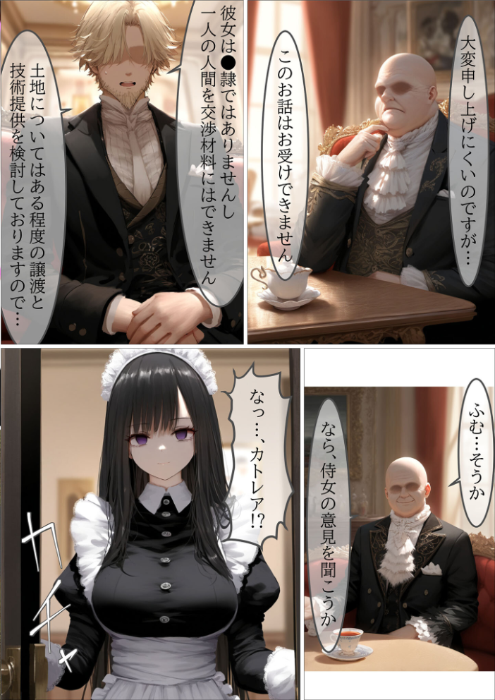 【エロ漫画】 貴族メイドが悪辣侯爵に堕とされるまで モザイク版  むほー地帯 あいラビ サンプル画像