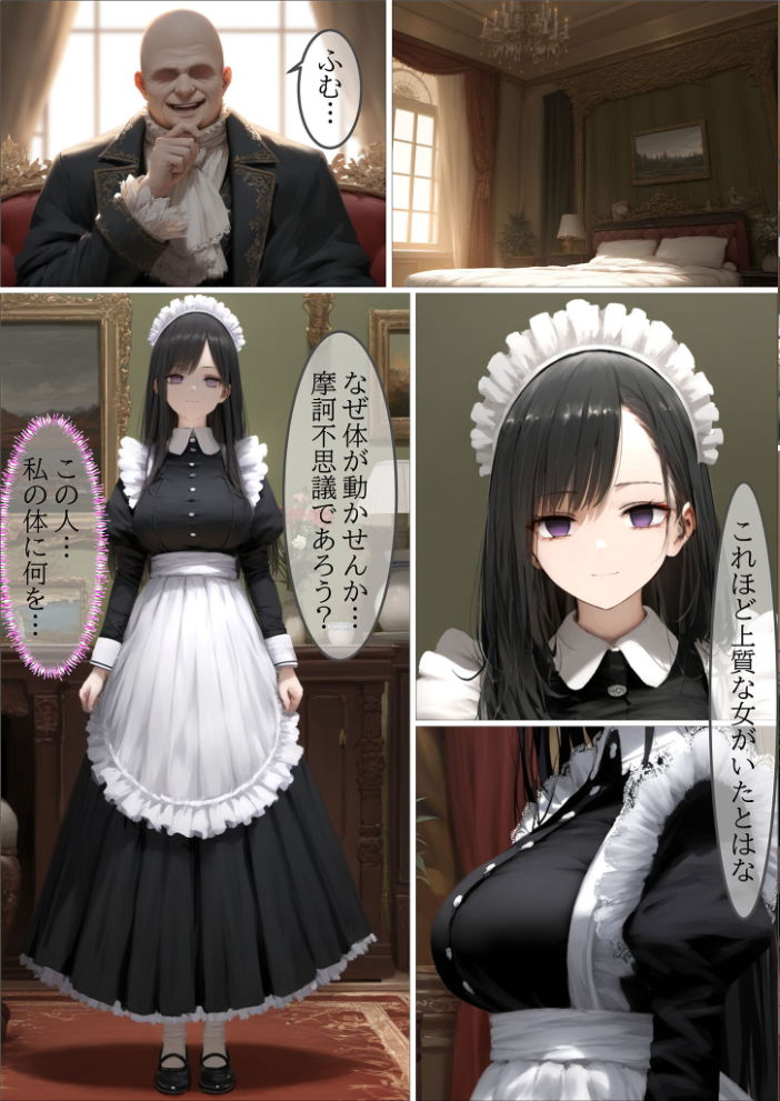 【エロ漫画】 貴族メイドが悪辣侯爵に堕とされるまで モザイク版  むほー地帯 あいラビ サンプル画像