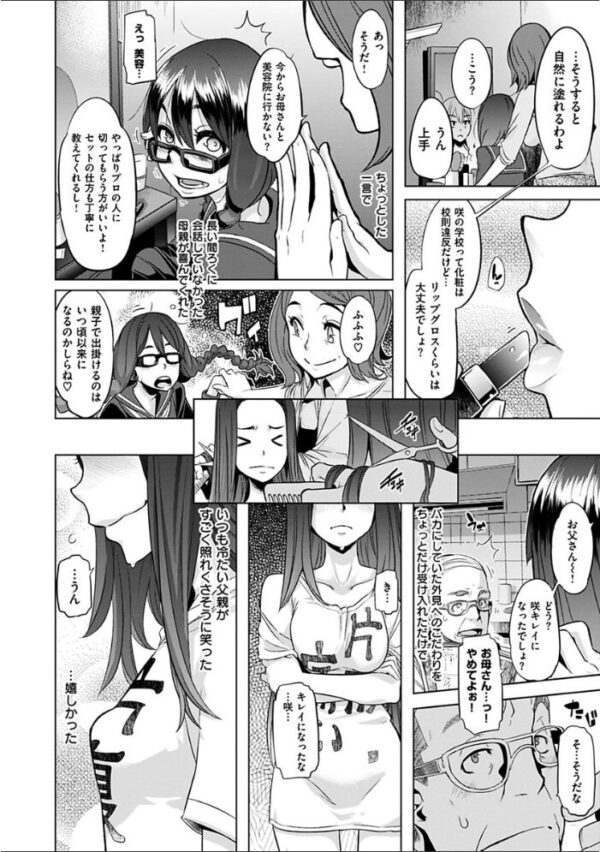【エロ漫画】元彼の指示に従い、かつての自分を捨てた少女が暴かれる変身の恋愛と性の痛み サンプル画像