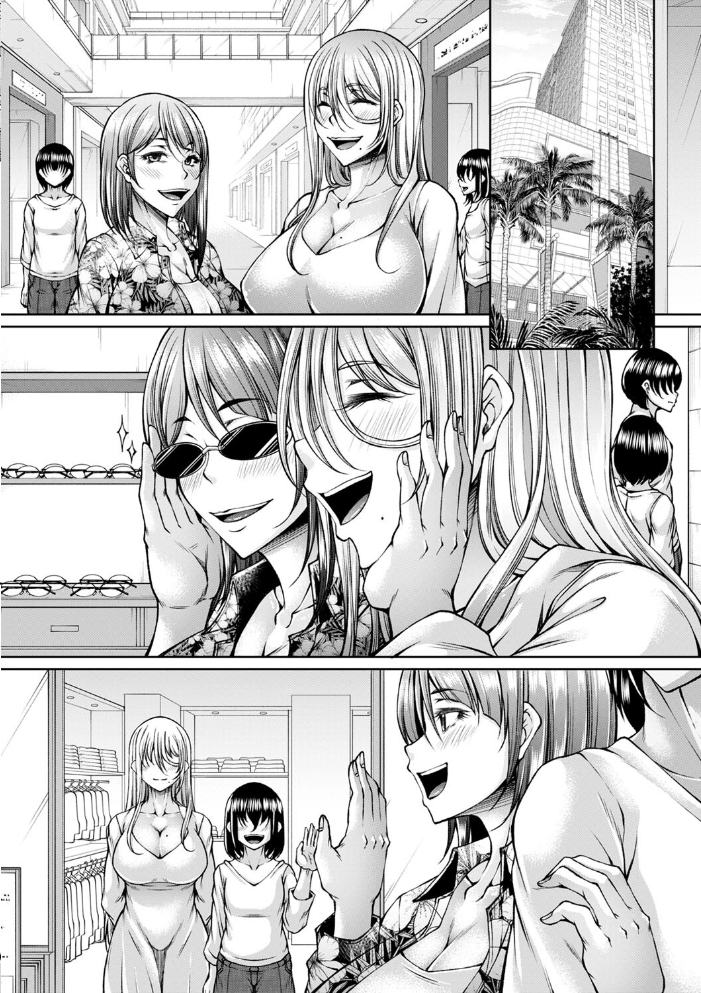 【エロ漫画】人妻と巨乳美人が露出の場で中出しフェラと騎乗位を楽しむ長編ラブ&Hの衝撃ボディ開放w サンプル画像