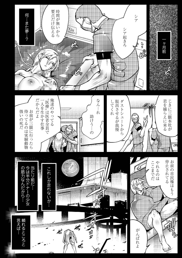 【エロ漫画】暴力と美の境界を越える筋肉美少女が挑む不死の格闘バトルと残虐表現の世界w サンプル画像