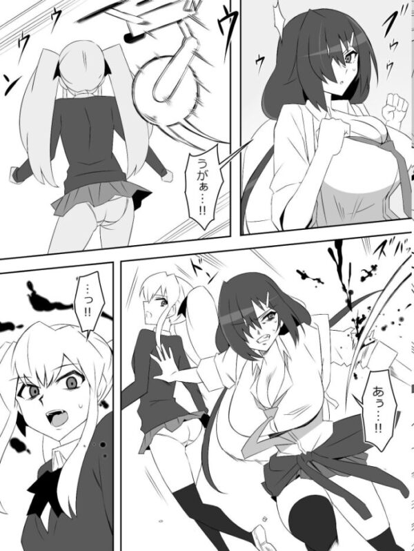 【エロ漫画】ゾンビと生き残る仲間と巨乳女子校生の拠点強化作戦を描くホラーな夜のサバイバルw サンプル画像