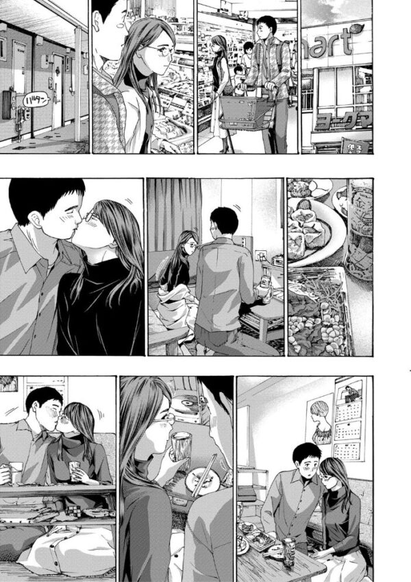 【エロ漫画】美乳の熟女とOLが距離を詰める中出しフェラとパイズリの欲望旅!w サンプル画像